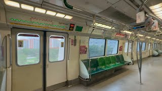 [NEW CHIME] MRTravels on the East West Line: C151 Trainset 057/058 from Pasir Ris to Simei
