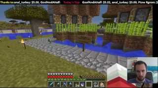Livestream -- MindCrack Server: Building the Glue Factory and Super Mario World Speedruns