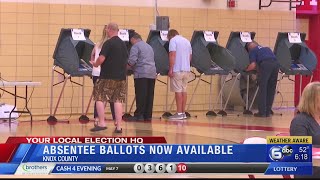 Absentee ballots now available for August election