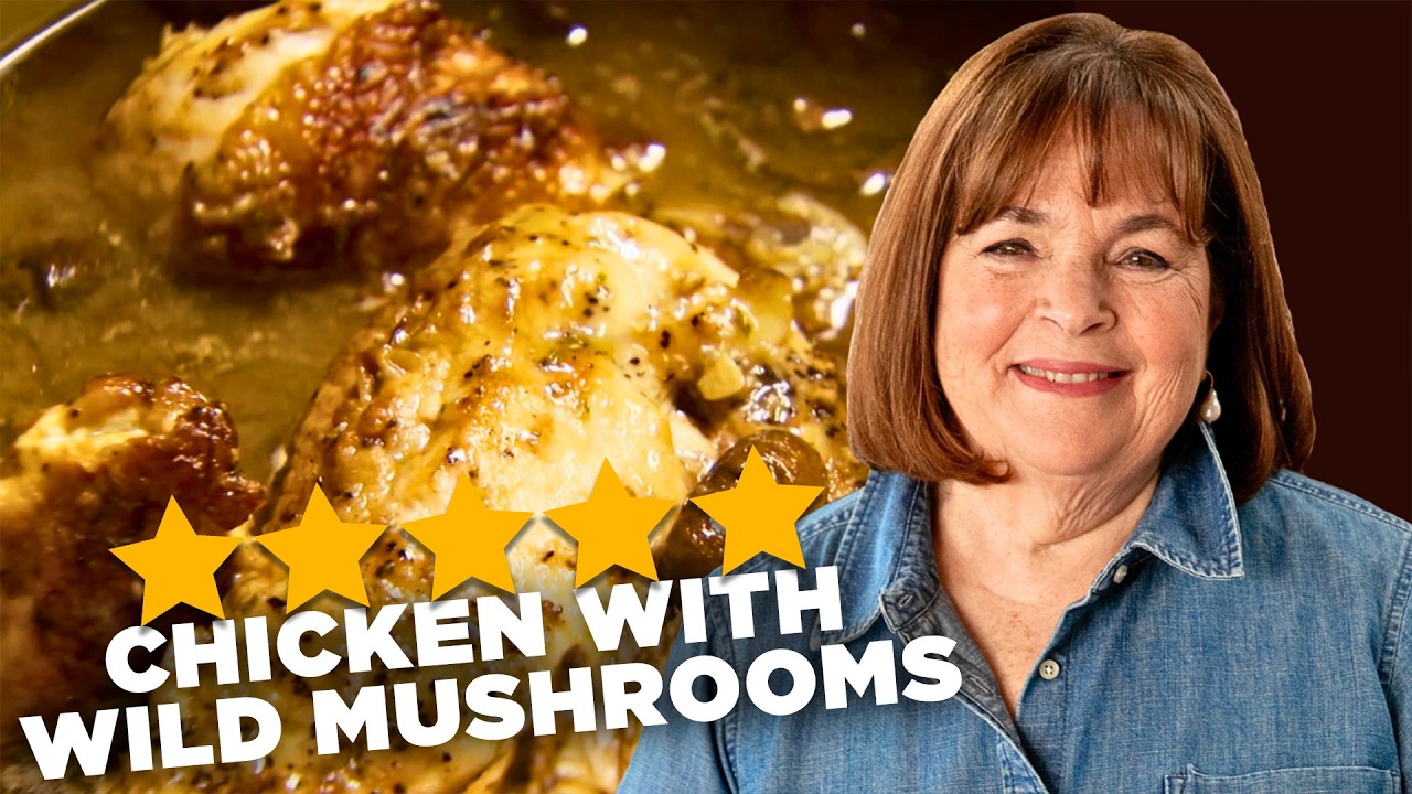 Ina Garten’s 5-STAR Chicken with Wild Mushrooms 🍗🍄‍🟫 Barefoot Contessa