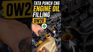 55,000 KM Done 😱 Tata Punch CNG Engine Oil Change | 0W20 Engine Oil 🔥 #TataPunch#CNGCars#CarService