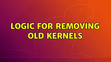 Ubuntu: Logic for removing old kernels