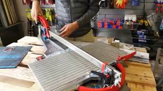 Details How to cut ribbed porcelain tiles with Manual Tile Cutter Masterpiuma Montolit Update