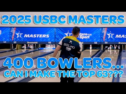 Can I Make the Top 63 Out of 400 BOWLERS?? | 2025 USBC Masters | Jason Belmonte