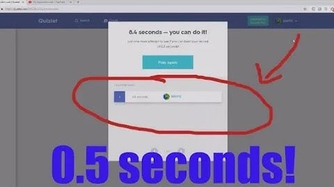 0.5 seconds quizlet hack working! (2022)