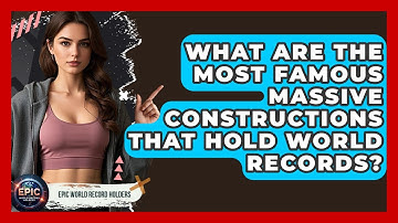 What Are the Most Famous Massive Constructions That Hold World Records? - Epic World Record Holders