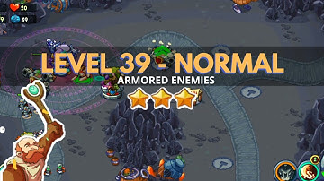 King of Defense: Level 39 NORMAL / ARMORED ENEMIES / with basic heroes