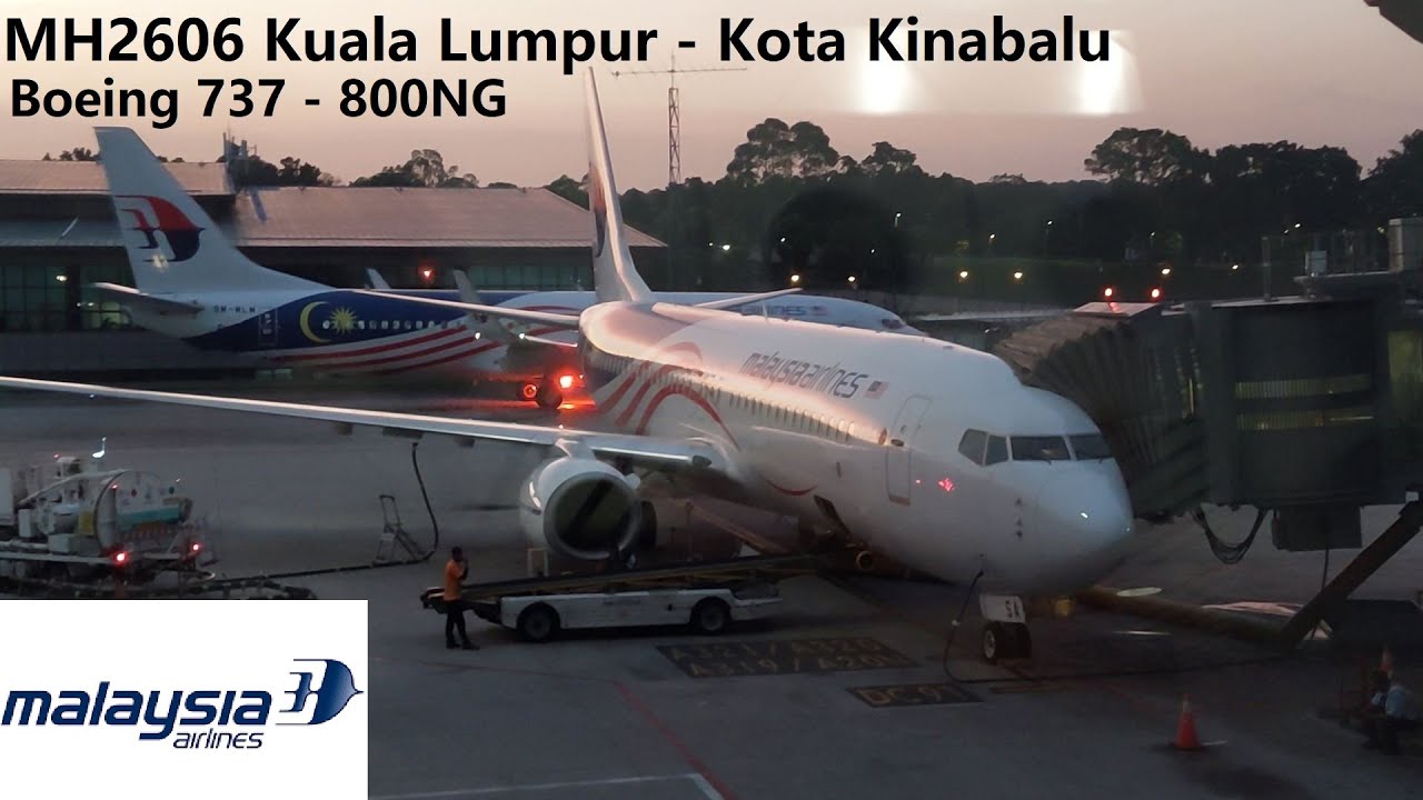 Malaysia Airlines MH2606 | Kuala Lumpur - Kota Kinabalu | Boeing 737 - 800NG TRIP REPORT (Economy)