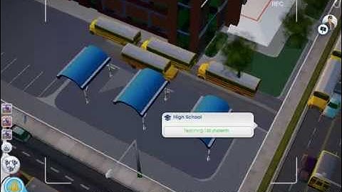 SimCity 5 Bug! School buses locked in a loop!!