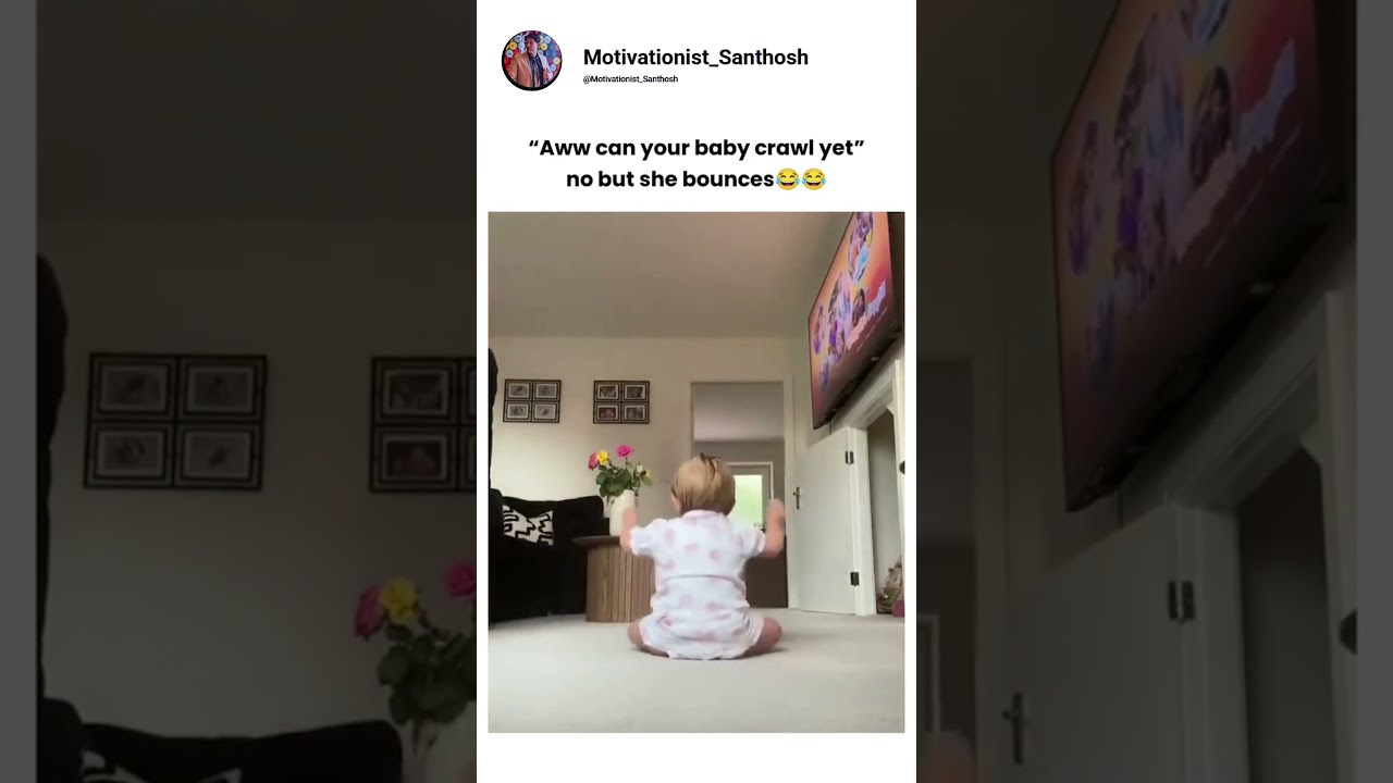 This Baby Said "Who Needs Crawling?" 😂👶 | #shorts #viral
