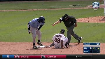 TB@MIN: Lee lines a double down the left-field line