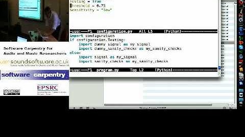 Using config files with parameters in Python (Software Carpentry)
