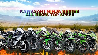 Kawasaki Ninja 125 250 ZX25R 300 400 650 ZX6R 1000 ZX10R ZX14R H2 H2R Top Speed