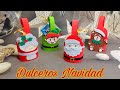 DUCEROS para regalar en NAVIDAD🎅🎄🎁⛄❄️ 4 dulceros navideños ORIGINALES🎅🎁