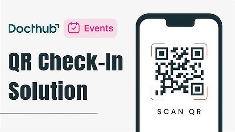 Introducing QR Check-In Solution at Our Docthub Event | Simplify Event Check-Ins
