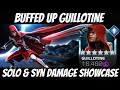 NEW GUILLOTINE DAMAGE SHOWCASE - SOLO + PURGATORY SYNERGY