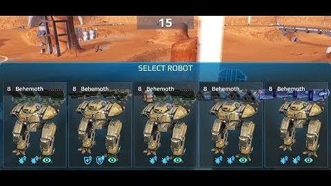 War Robots [5.2] Test Server - NEW Heavy Robot Behemoth