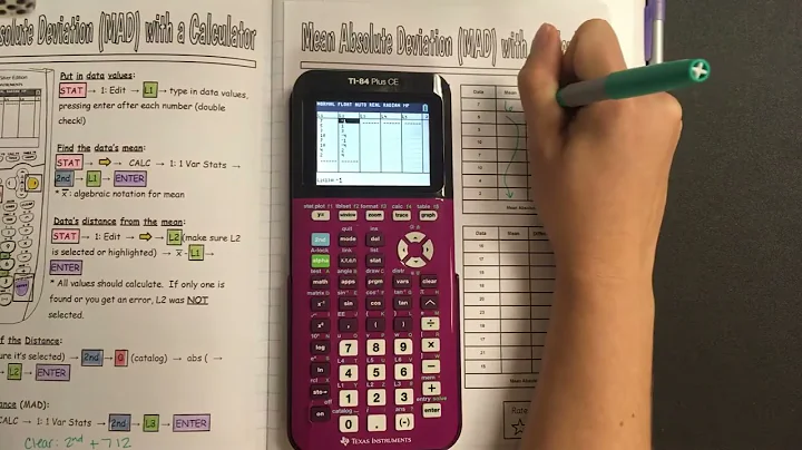 Mean Absolute Deviation on TI-84 Calculator