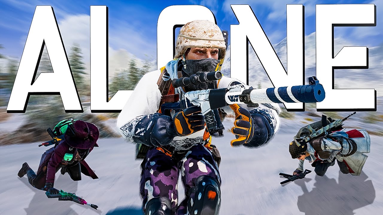 ⁣ALONE IN THE ICE - Vikendi Reborn - Solo vs Squad PUBG