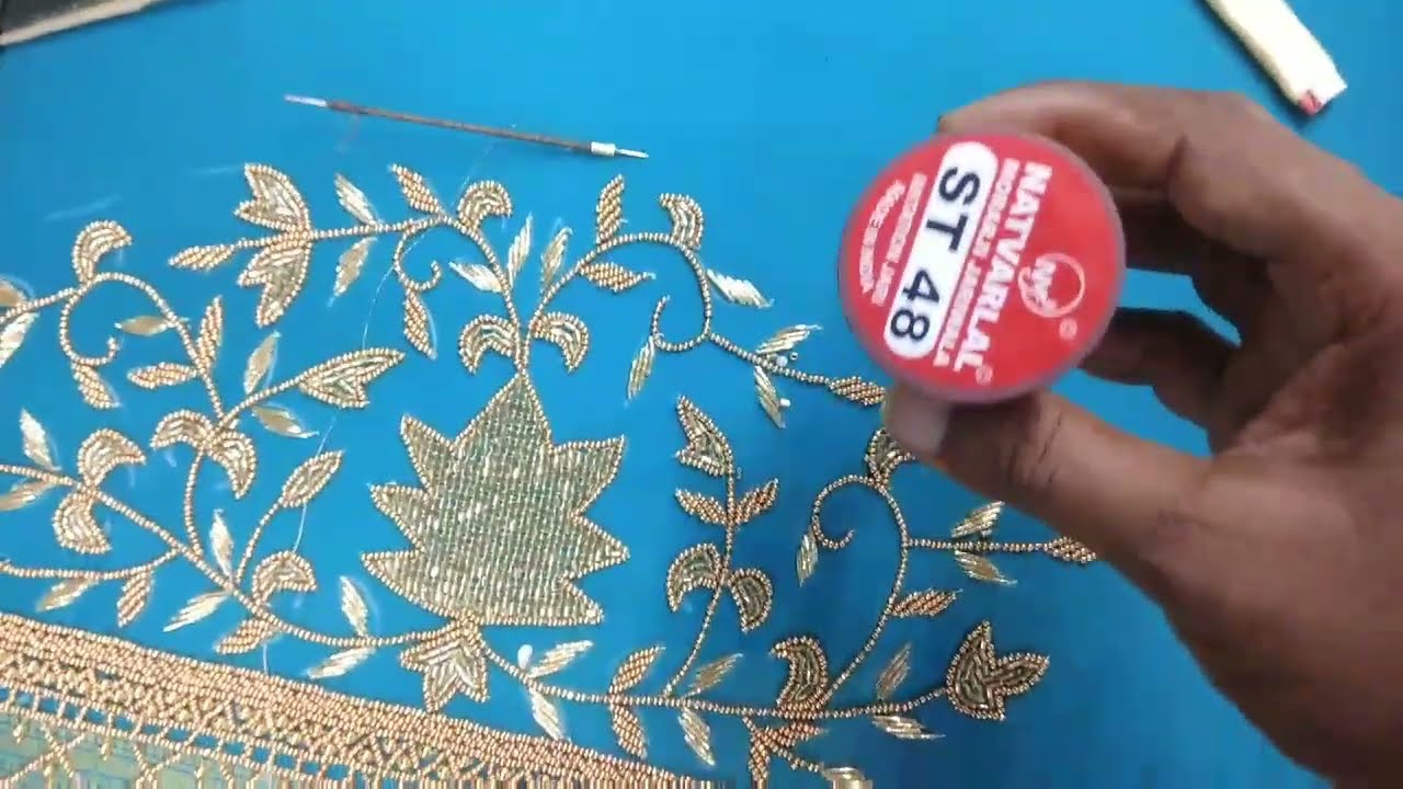 Outline Of Work With Zari Thread | Ehsan Workwala