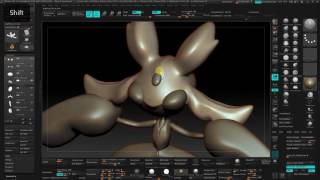 Zbrush 3D Sculpt Timelapse Lurantis