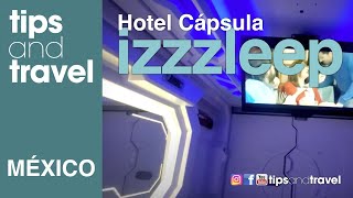 Durmiendo en el Hotel Cápsula izzzleep en el Aeropuerto Internacional de la Ciudad de México