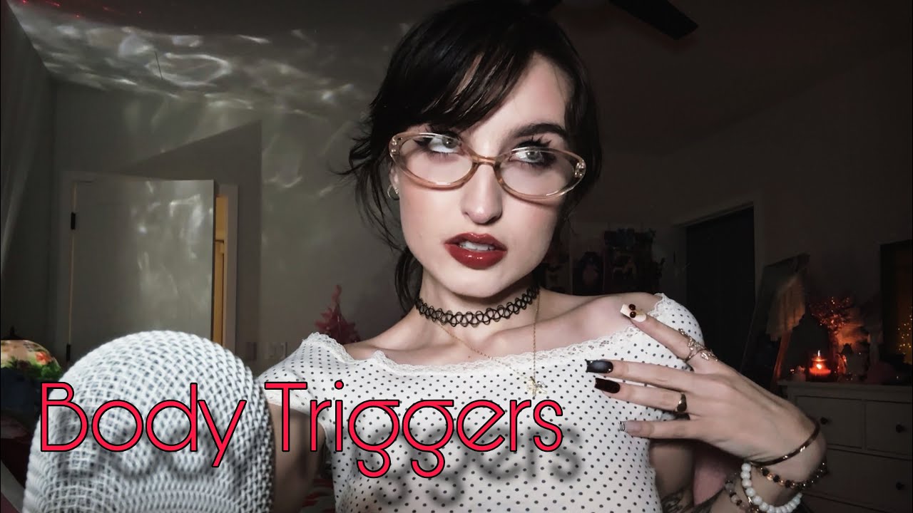 Fabric Scratching ASMR (Jean Sounds, Body Triggers, Collarbone Tapping, Shoe Scratch Tapping)