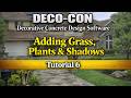 Decorative Concrete Design Software Tutorial 6: Add Plants &amp; Create Realistic Shadows in Deco-Con V4
