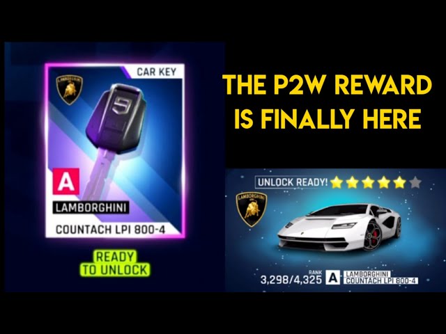 Lamborghini Countach LPI 800-4 on Asphalt 9