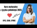 Kurs maturalny z języka polskiego 2025 od Pracowni Literackiej