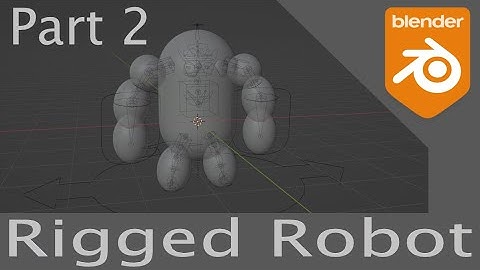 Making a robot in Blender 3D | build time-lapse part 2