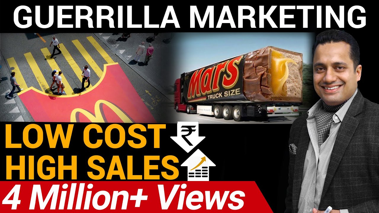 ⁣High Sales Through Low Cost Marketing | GUERRILLA MARKETING | DR VIVEK BINDRA |