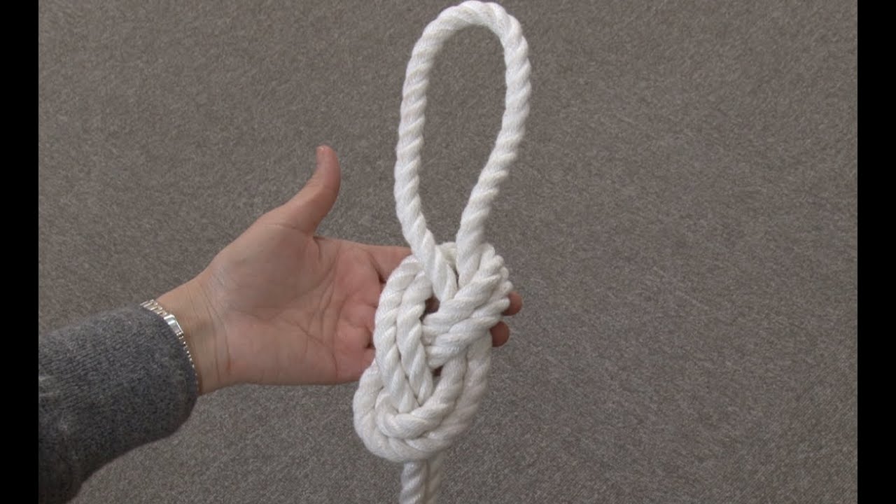 ロープ 結び方 二重８の字結び ロープワーク講座 Youtube