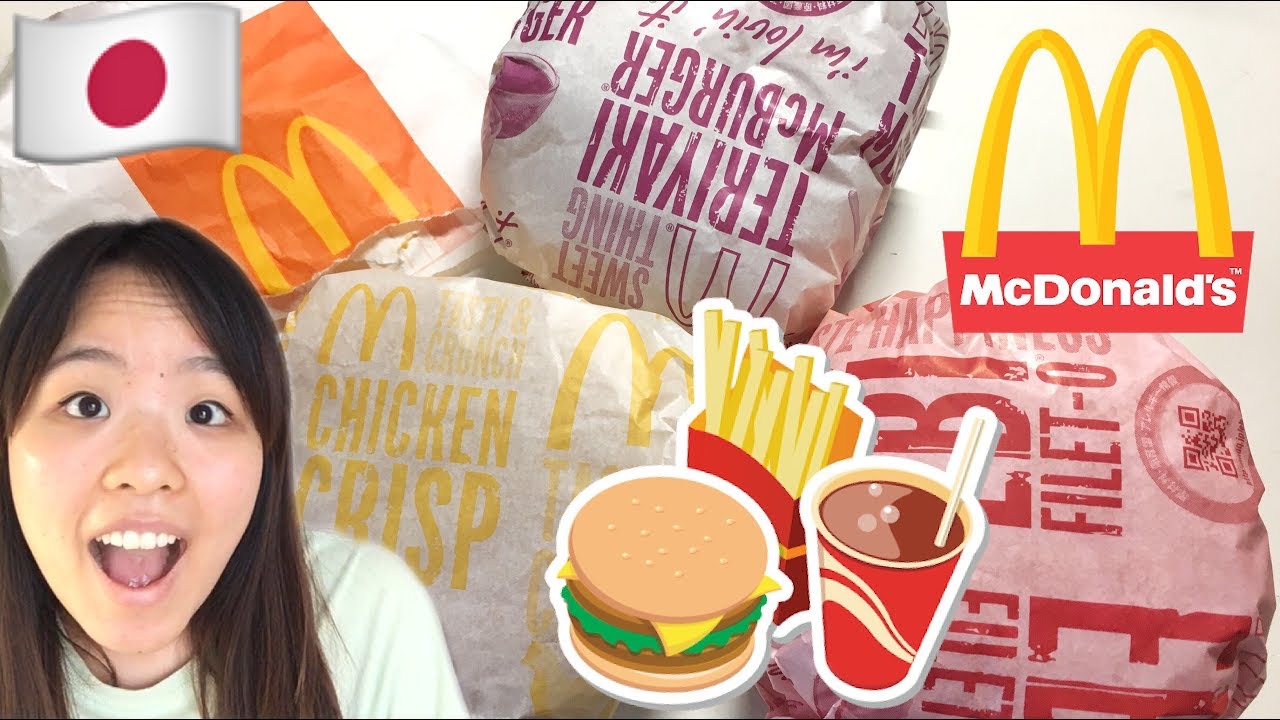 I tried McDonald’s in Japan // Buzzfeed inspired Taste Test Mukbang American - YouTube