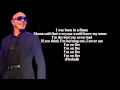 Pitbull - Fireball ft. John Ryan LYRICS