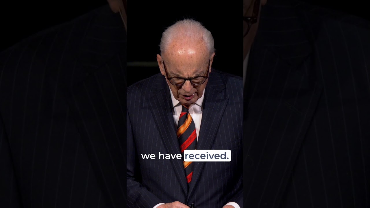 "For all these gifts, all these promises, we thank You."