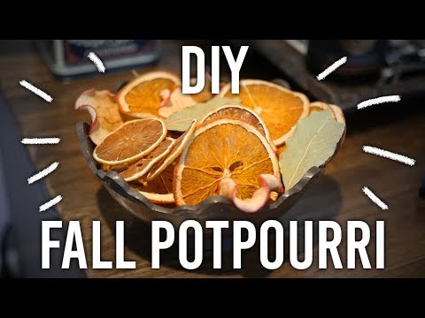 Not So Quick But Easy Fall Potpourri : DIY