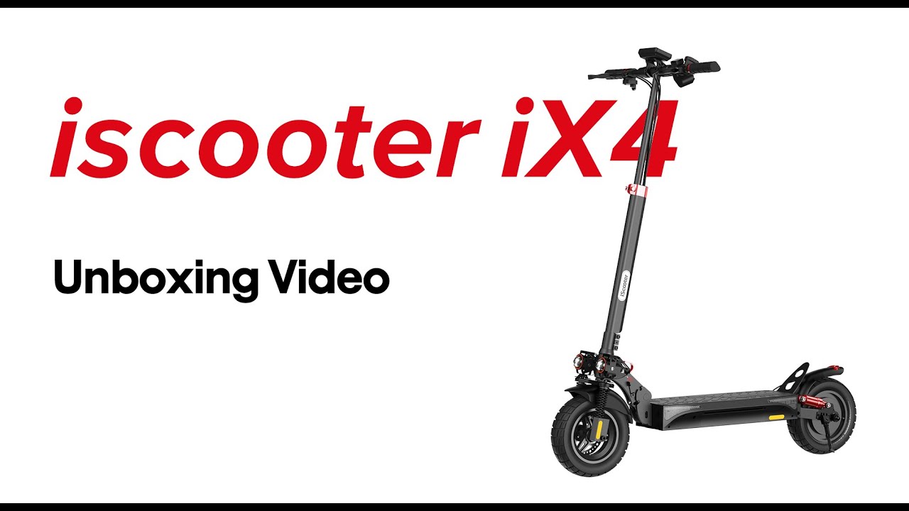 ISCOOTER Trottinette électrique ix4 Scooter E 10 pouces 48V max