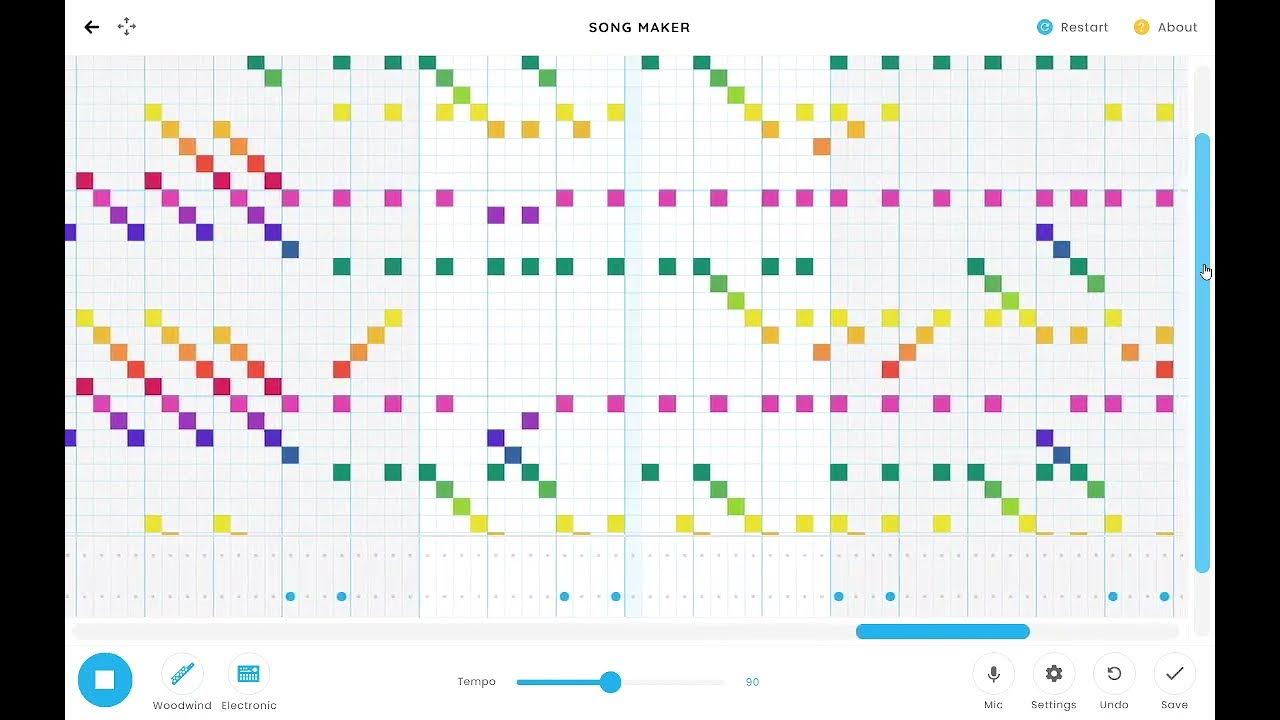 Chrome music lab chromatic dances YouTube
