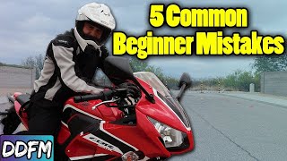 5 Common Mistakes Beginner Motorcycle Riders Make