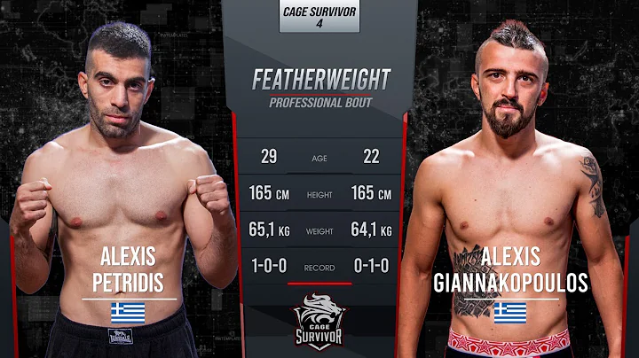 Cage Survivor 4 | Alexis Petridis vs. Alexis Giann...