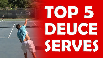 Top 5 Deuce Serves | SERVE WITH VARIETY