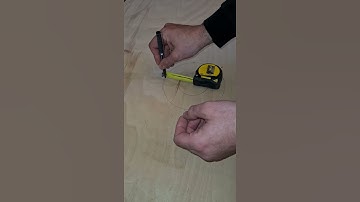 #Shorts Tape measure trip! Drawing a perfect circle any size