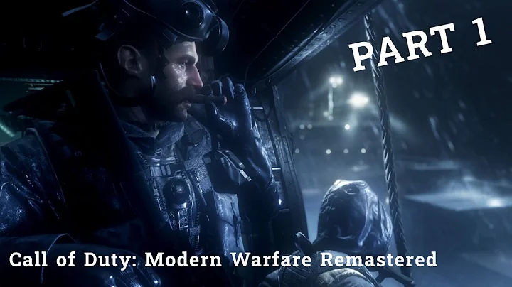 CALL OF DUTY 4 MODERN WARFARE REMASTERED Gameplay Walkthrough Part 1 Campaign FULL GAME 4K 60FPS