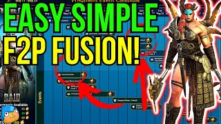 F2P FUSION PLAN JETNI THE GIANT EASY SIMPLE GUIDE TO GET HER | RAID: SHADOW LEGENDS
