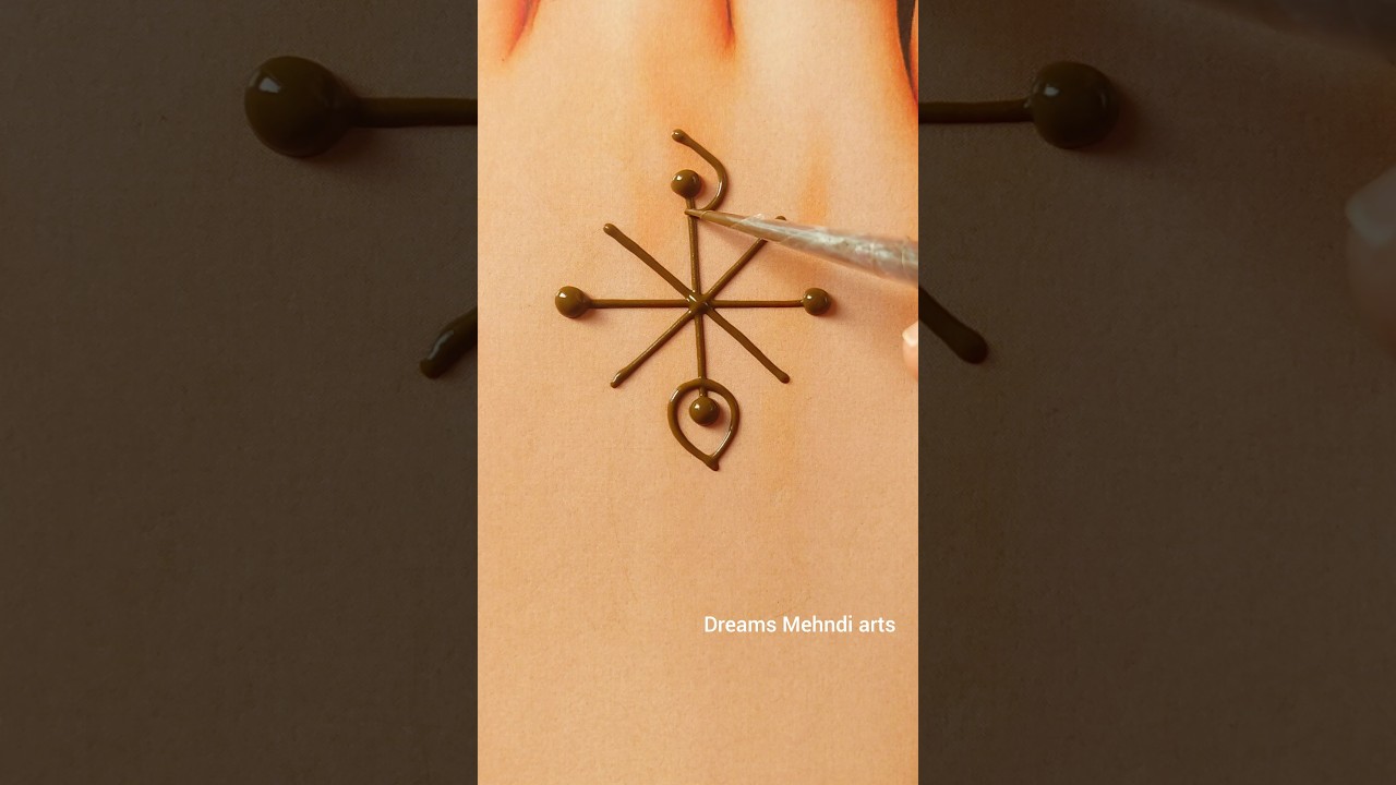 Simple New Stylish arabic Mehndi Design for Bridesmaids UK-USA Viral” Back Hand Mehndi Design