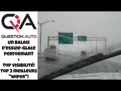 Vidéo: Quels sont les meilleurs essuie-glaces pour la pluie et la neige ?