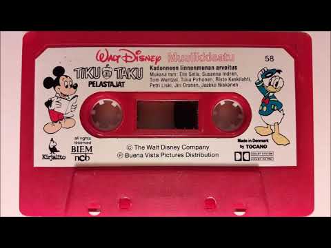 Musiikkisatu  58 Walt Disney   Tiku ja Taku Pelastajat Kadonneen linnunmunan arvoitus 1990