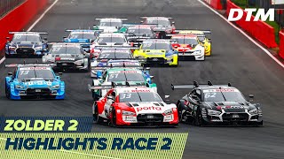 Rast wins four in a row in Zolder - Kubica in 3rd place | Highlights Race 2 | DTM Zolder 2 2020