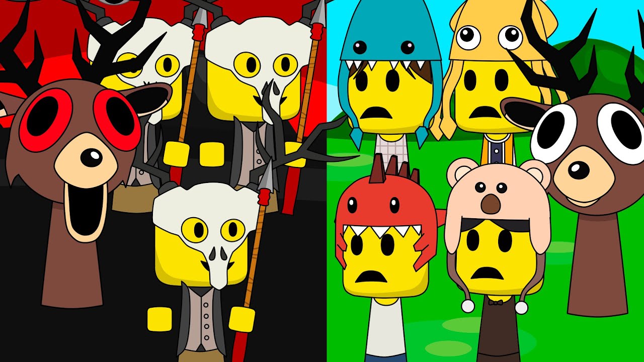 Incredibox Sprunki Roblox 99 Night In The Forest | House of Horrors Season 1 | FNF Animation